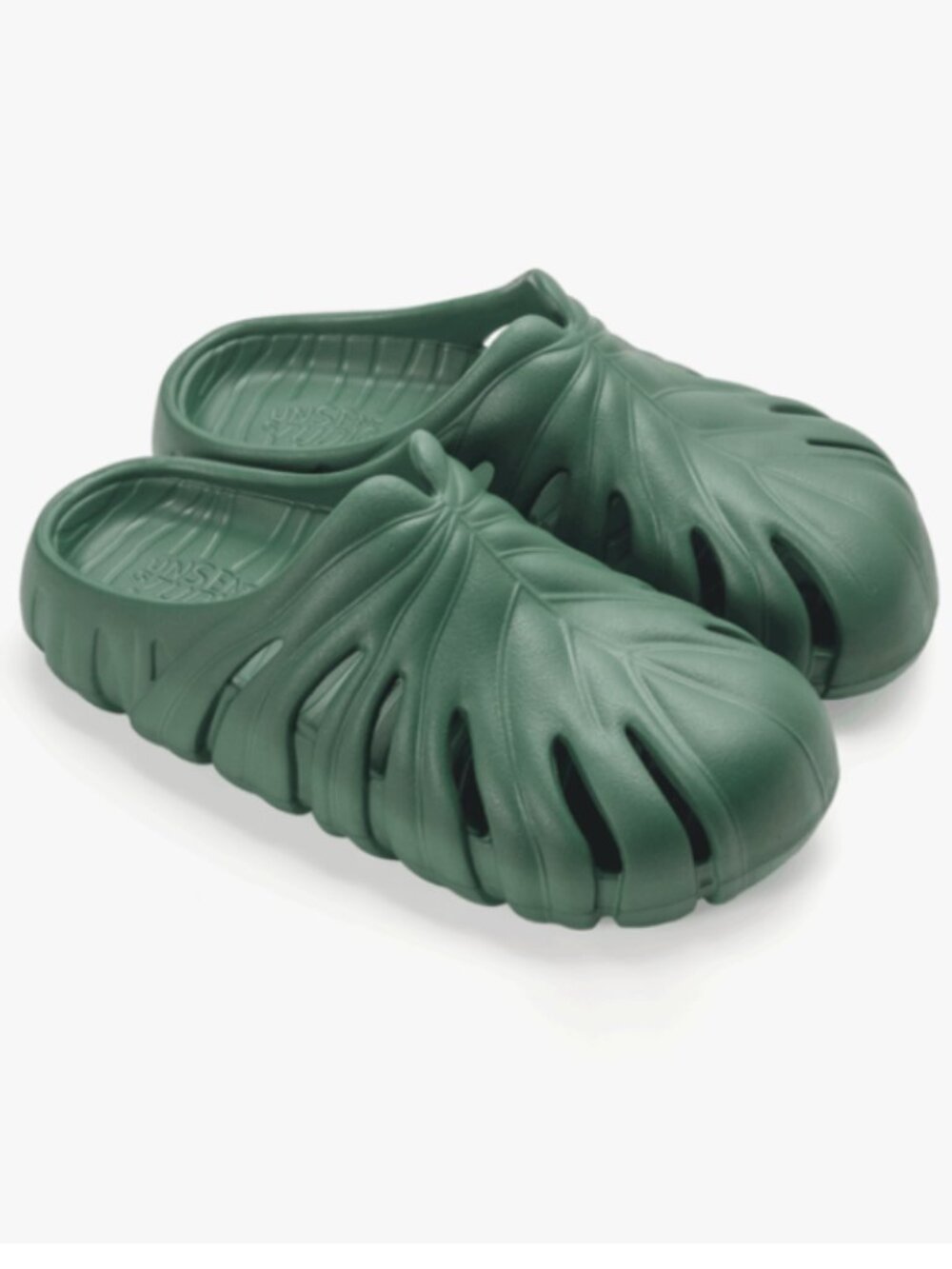 Unsent Studio Monstera Mule - Forest Green Size 39